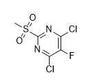 4,6-dichloro-5-fluoro-2-Methanesulfonyl-pyriMidine