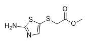 metil 2-((2-aminotiazol-5-il)tio)acetat