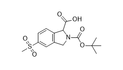 2-(tert-butoxycarbonyl)-5-(methylsulfonyl)isoindoline-1-carboxylic acid