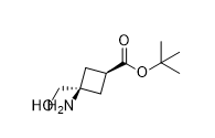 tert-butyl (1s,3s)-3-amino-3-(hydroxymethyl)cyclobutane-1-carboxylate
