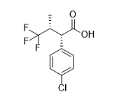 (2S,3R)-2-(4-chlorophenyl)-4,4,4-trifluoro-3-methylbutanoic acid