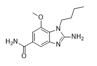 2-amino-1-butyl-7-methoxy-1H-benzo[d]imidazole-5-carboxamide