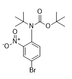di-tert-butyl 4-bromo-2-nitrophenylcarbamate