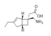 Bicyclo[3.2.0]hept-3-ene-6-acetic acid, 6- (aminomethyl)-3-ethyl-, (1S,5R,6R)-