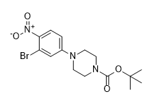 tert-butyl 4-(3-bromo-4-nitrophenyl)piperazine-1-carboxylate