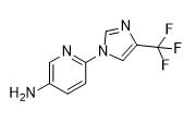 6-[4-(Trifluoromethyl)-1H-imidazol-1-yl]-3-pyridinamine