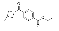 Ethyl 4-[(3,3-dimethylcyclobutyl)carbonyl]benzoate