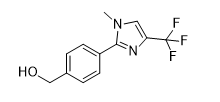 (4-(1-methyl-4-(trifluoromethyl)-1H-imidazol-2-yl)phenyl)methanol