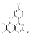 7-Chloro-5-(4-chloro-2-fluorophenyl)-2,3-dimethylpyrido[3,4-b]pyrazine