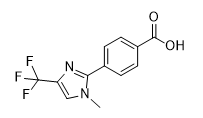 4-(1-methyl-4-(trifluoromethyl)-1H-imidazol-2-yl)benzoic acid