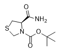 tert-butyl (R)-4-carbamoylthiazolidine-3-carboxylate