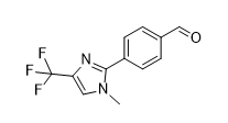 4-(1-methyl-4-(trifluoromethyl)-1H-imidazol-2-yl)benzaldehyde