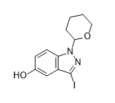 3-iodo-1-(tetrahydro-2H-pyran-2-yl)-1H-indazol-5-ol