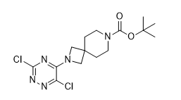 tert-butyl 2-(3,6-dichloro-1,2,4-triazin-5-yl)-2,7-diazaspiro[3.5]nonane-7-carboxylate